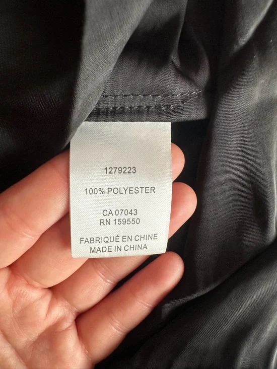 House of Harlow 1960 Black One Shoulder Pleated Evening Maxi Dress Size S - Picture 8 of 14